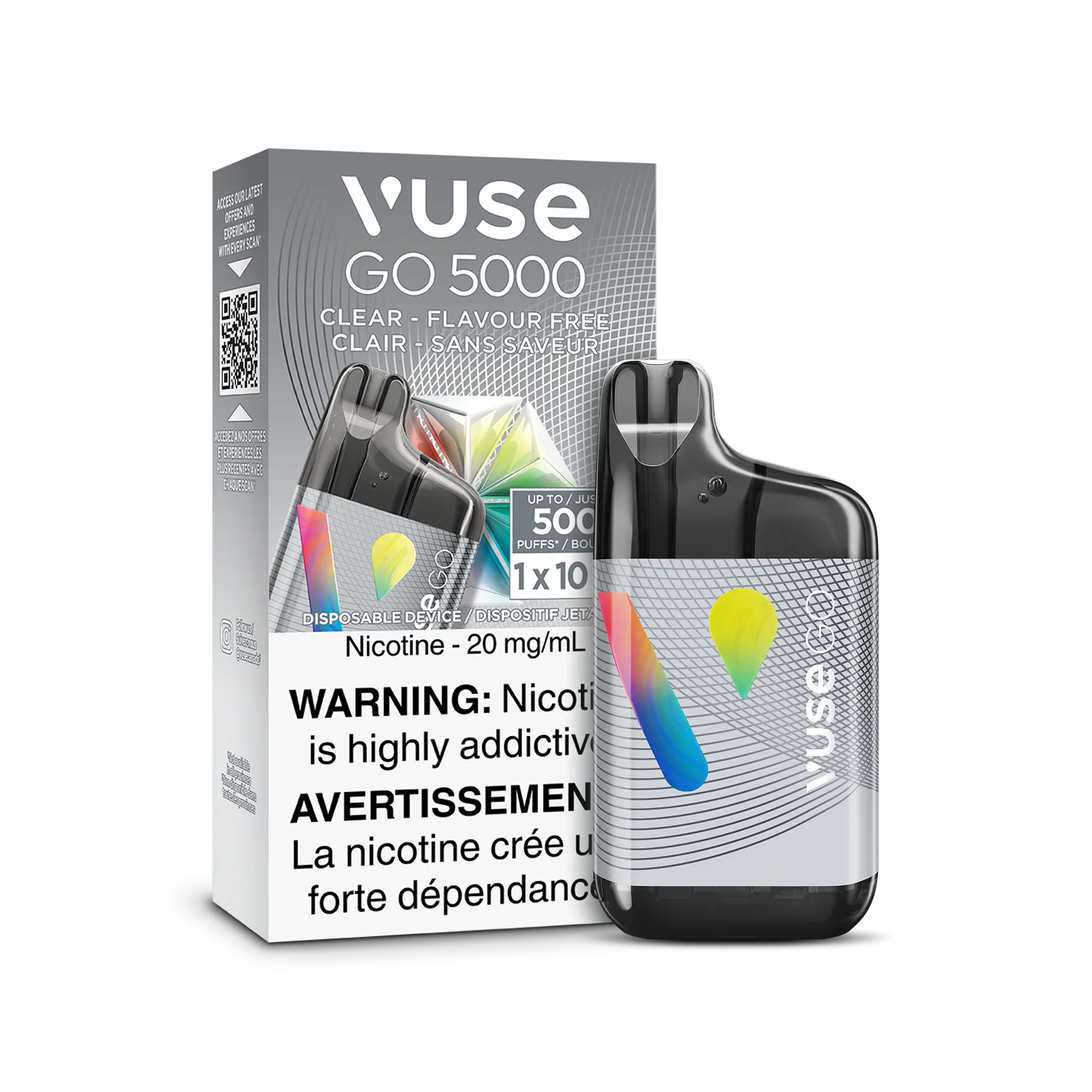 Vuse Go 5000 Clear Disposable Vape