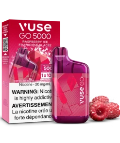 Vuse Go 5000 Raspberry Ice Disposable Vape