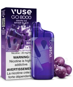 Vuse Go 8000 Grape Ice Disposable Vape